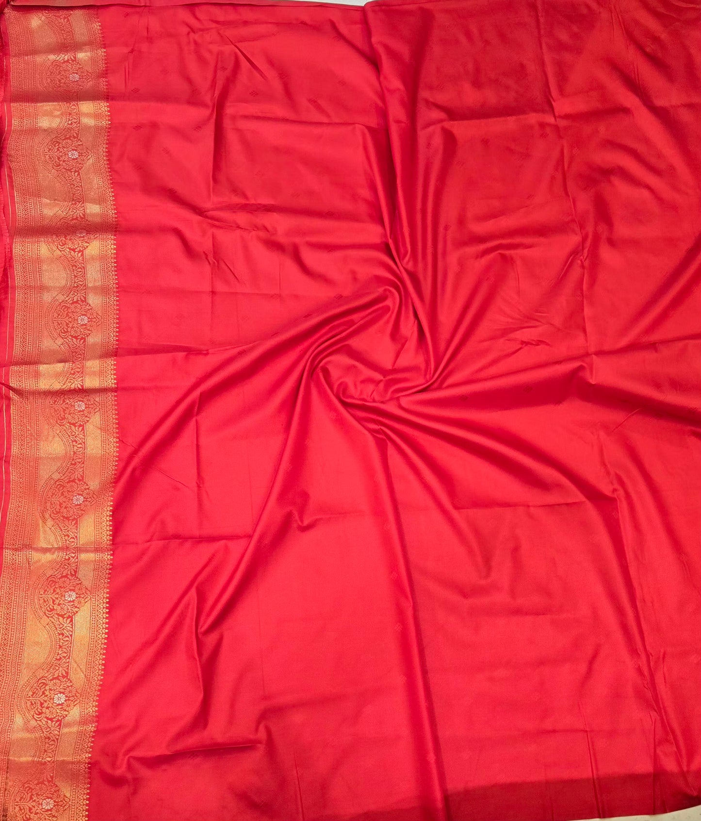 Swarna Orange Kanjivaram Tissue Soft Silk Saree