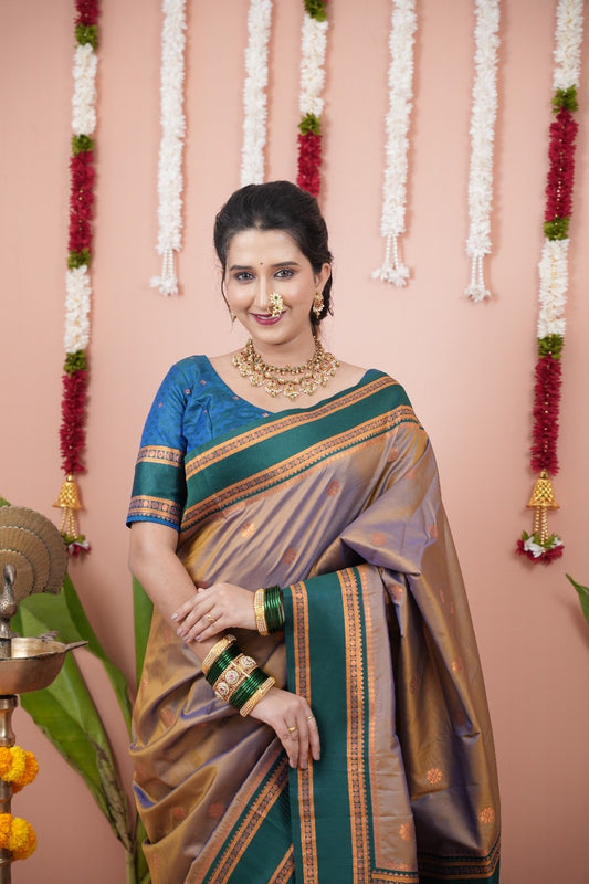 Cheeku Soft NarayanPaith Paithani Saree