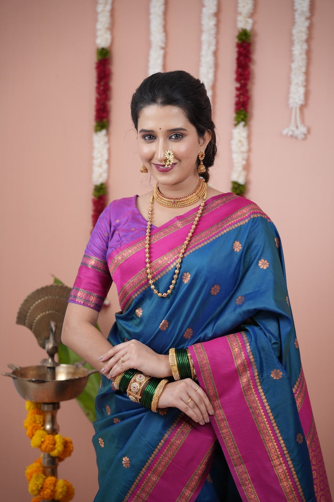 Rama Soft NarayanPaith Paithani Saree