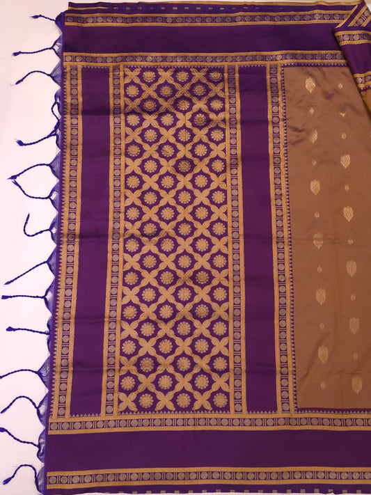 Cheeku Magenta Exclusive Gadwal Saree