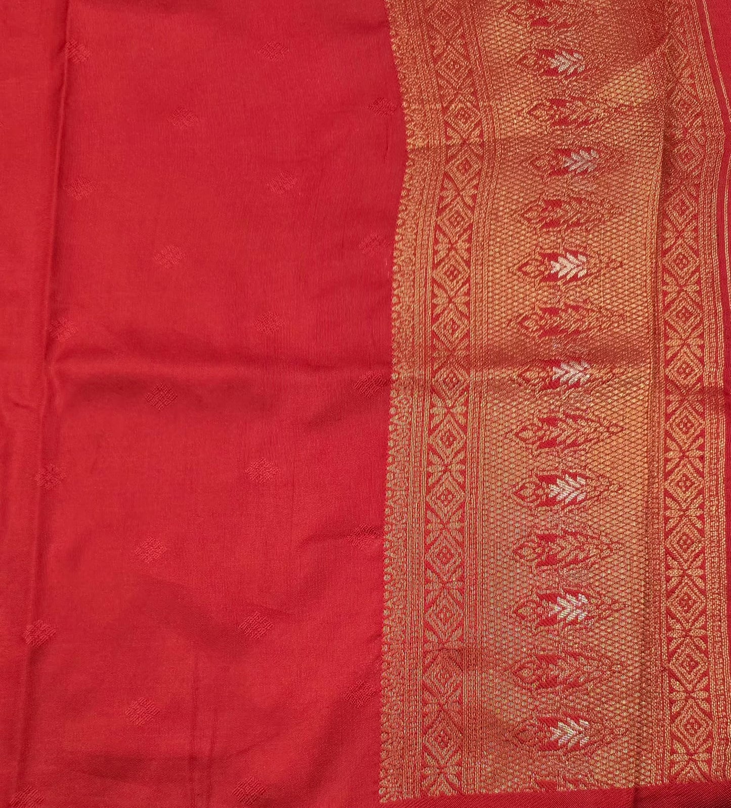 Saundarya Orange Kanjivaram Tissue Soft Silk Saree
