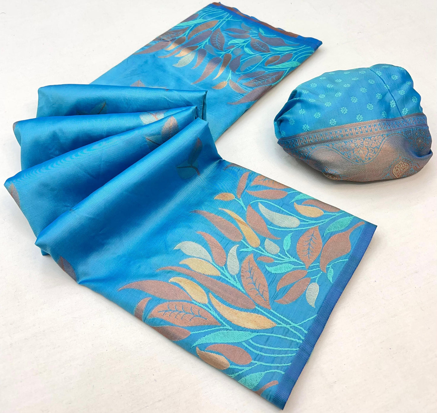 Sky Takshshila Banarasi Soft Silk Saree