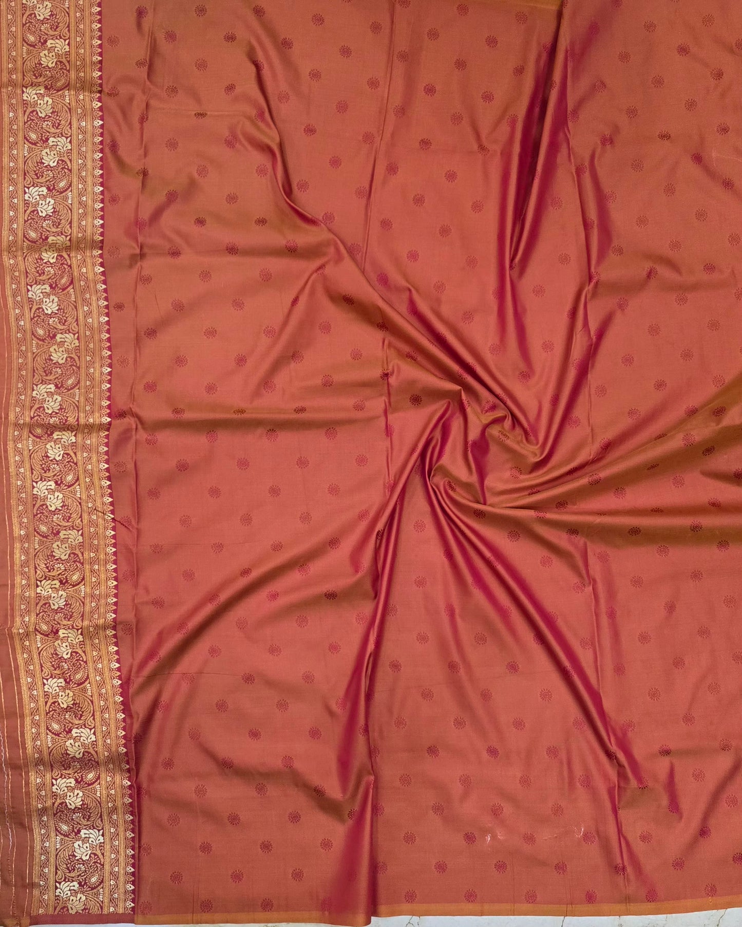 Sringara Yellow Gold Kanjivaram Tissue Soft Silk Saree