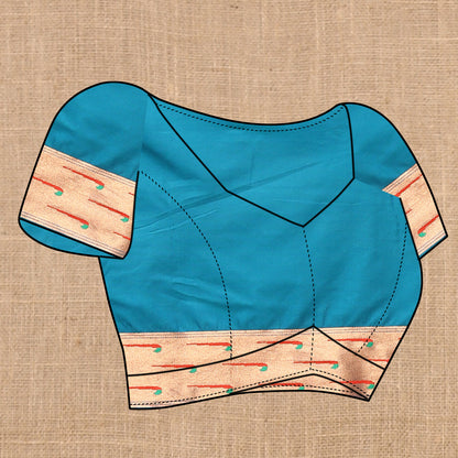 Firozi Yeola Style Rajhans Paithani Saree