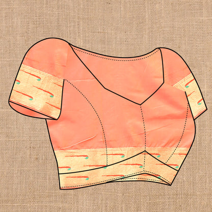 Gajri Pink Yeola Style Rajhans Paithani Saree