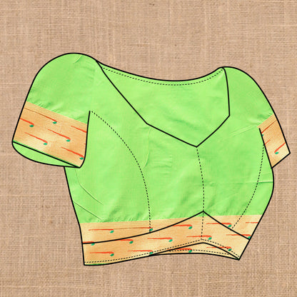 Parrot Yeola Style Rajhans Paithani Saree