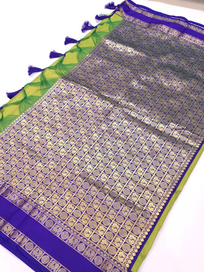 Eyecapthear Soft Gadwal Silk Saree