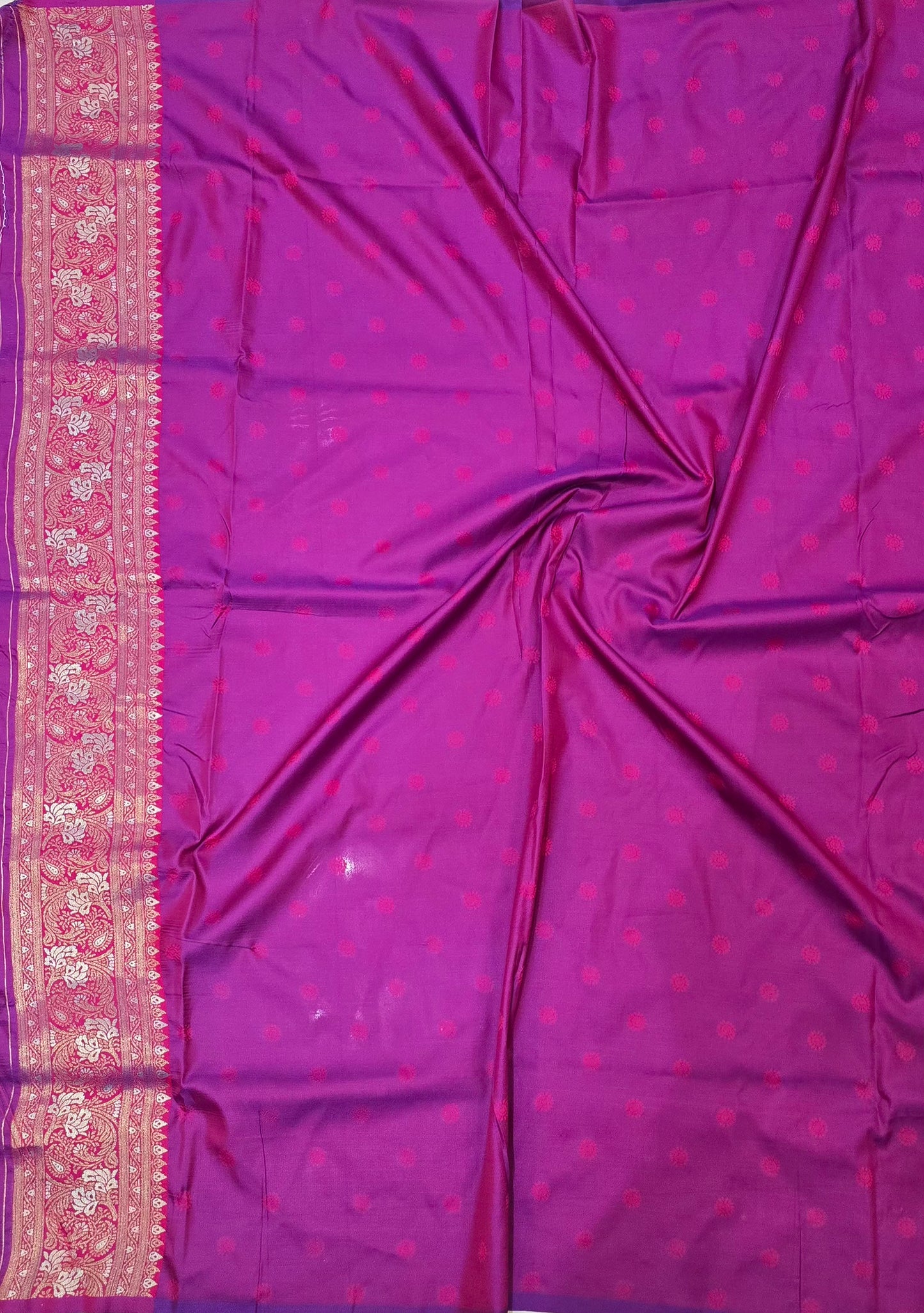 Sringara Royal Blue with Red Kanjivaram Tissue Soft Silk Saree