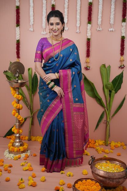 Soft NarayanPaith Paithani Saree