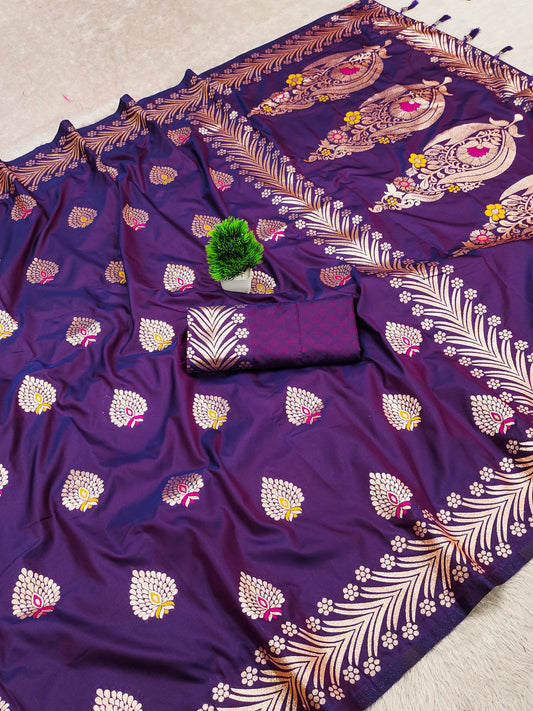 Violet Exclusive Takshshila paithani