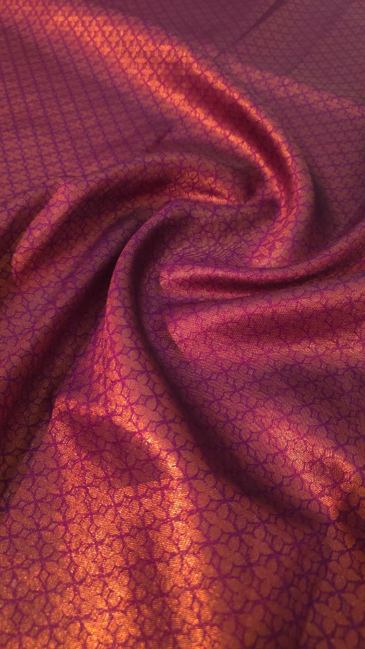 Cream Gold Temple Border Kanjivaram Soft Silk Saree