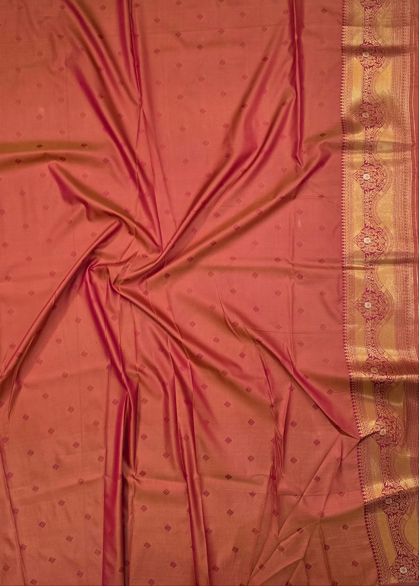 Swarna Yellow Gold Kanjivaram Tissue Soft Silk Saree